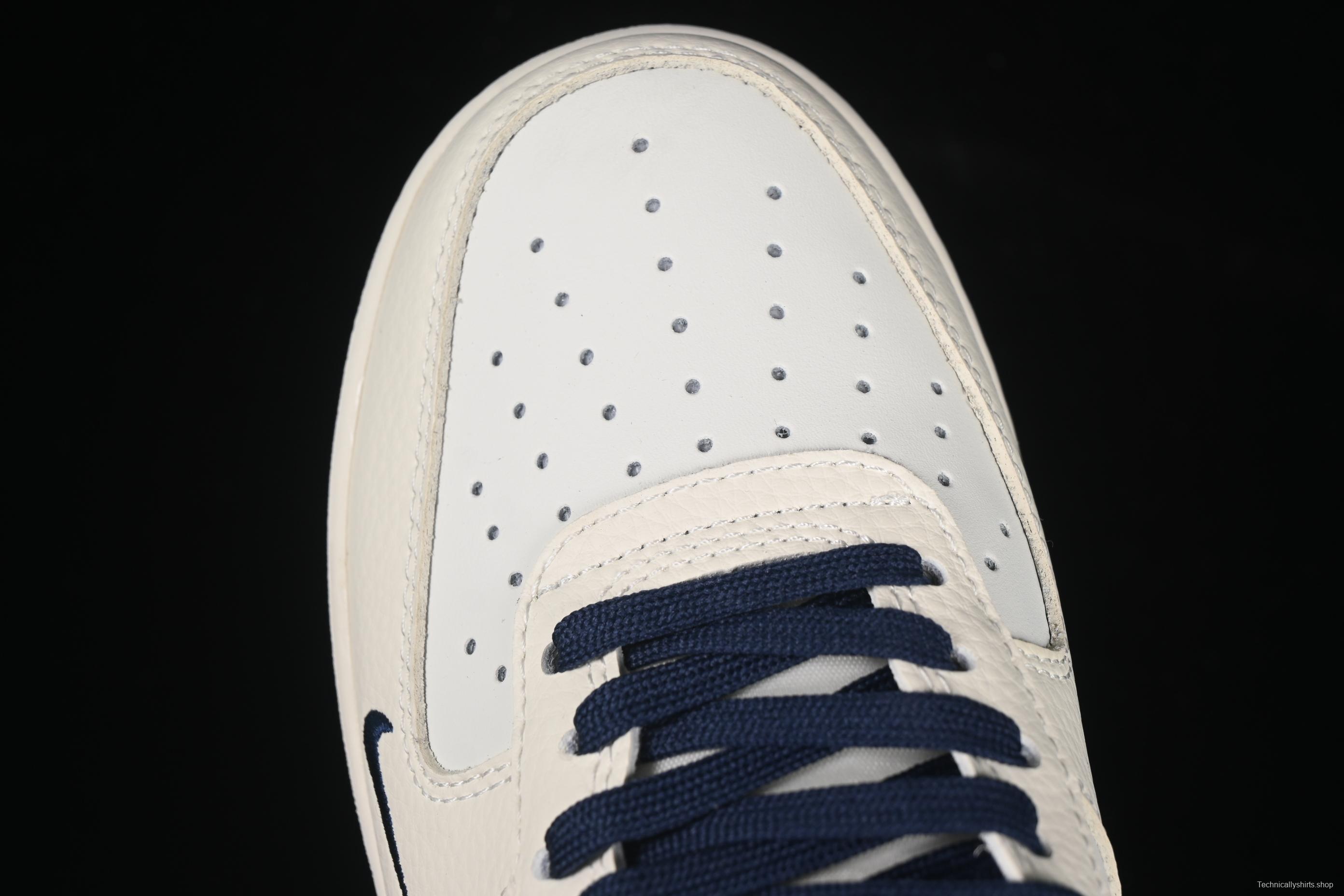 Nike Air Force 1'07 Low Dior Collaboration Navy Blue Red Sole Low-Top Casual Sneakers - KK1988-067