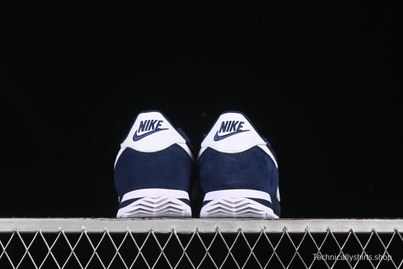 Nike Classic Cortez Leather Retro Running Shoes with Cushioned Sole - HF0263-400