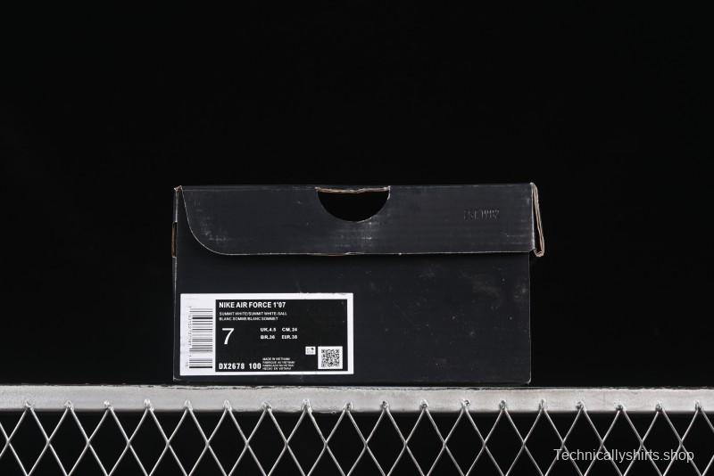 Nike Air Force 1'07 Low Snake Year Themed Casual Sneakers with Full-Length Air Cushion - DX2678-100