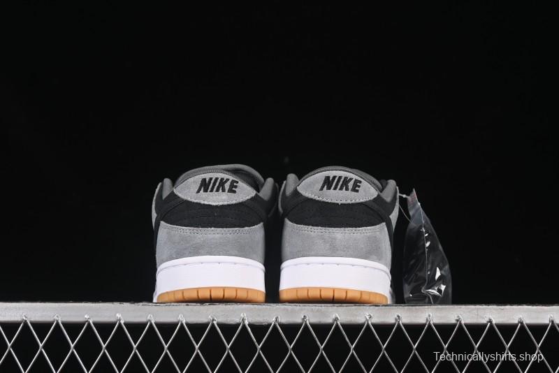 Nike SB Dunk Low Black Grey Low-Top Casual Skate Shoes - HF3063-001