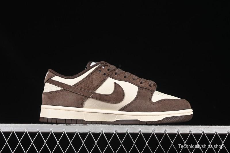 Nike SB Dunk Low White Mocha Low-Top Casual Skate Shoes - FQ8249-104