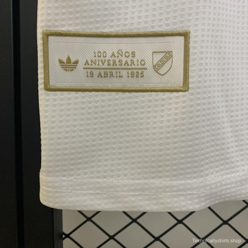 25/26 Colo Colo 100th Anniversary White