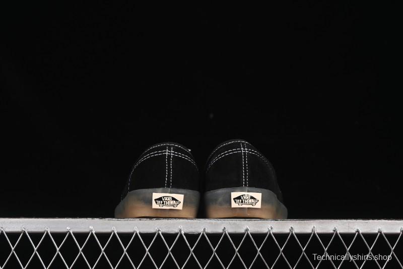 Vans Premium Authentic Suede Retro Sneakers with Translucent Rubber Sole - VN000CRQ6RJ