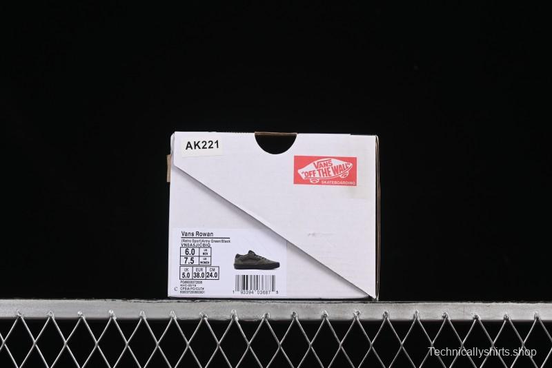 Vans Rowan Skate Boarding Classic Versatile Lightweight Comfortable Professional Skate Shoes - VN0A5JICBIQ