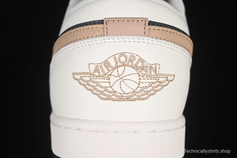 Nike Air Jordan 1 Low AJ1 Retro Casual Sneakers in Black White Grey - IH0649-021