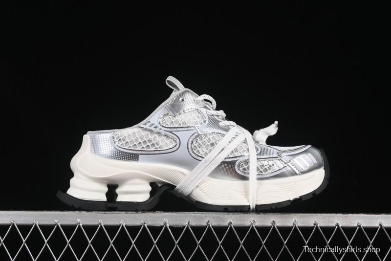 GG-CC Star-Design Lace-Up Hollow-Out Platform Sneakers with 5cm Height Boost - G25U9789