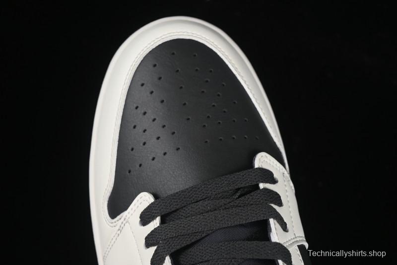 Nike Air Jordan 1 Low AJ1 Retro Casual Sneakers in Black White Grey - IH0649-021