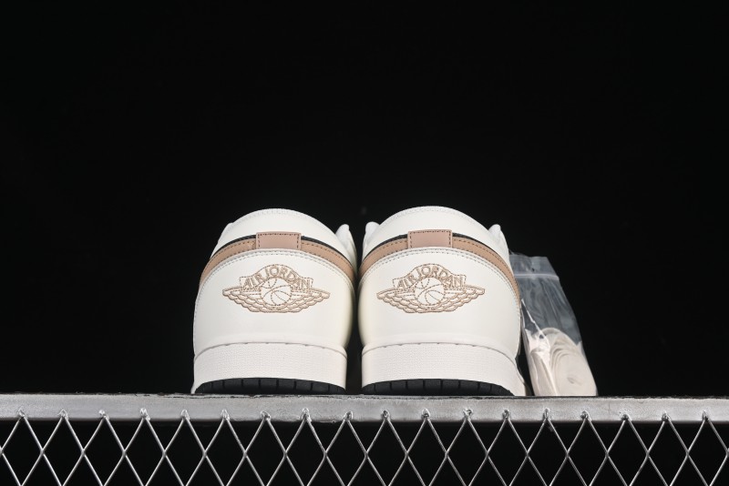 Nike Air Jordan 1 Low AJ1 Retro Casual Sneakers in Black White Grey - IH0649-021