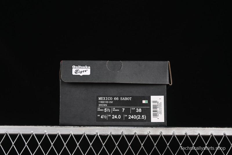 Onitsuka Tiger Mexico 66 Sabot Slip-On Sneakers with Breathable Mesh Upper - 1183C123-252