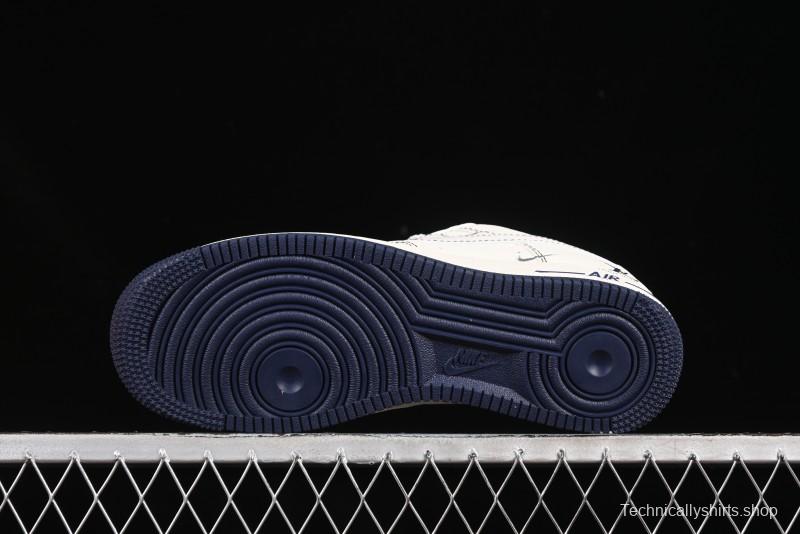 Nike Air Force 1 '07 Low LV Collaboration Black Swoosh Logo Casual Sneakers - XX3168-160