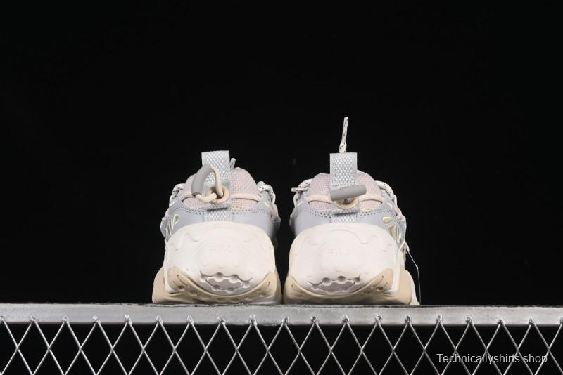 Fila Heritage Fluid Cat Claw 5.0 Vintage Dad Shoes with Lace-Up Design - F12W412105FLV