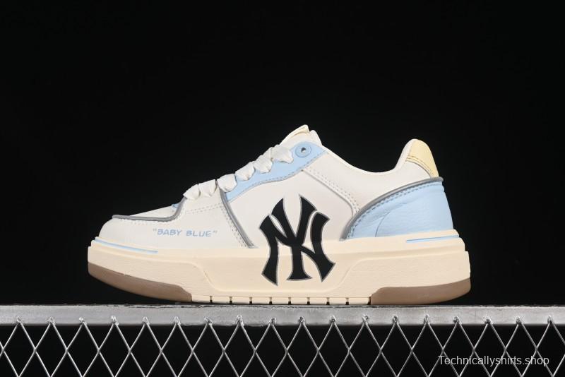 New York Yankees Chunky Liner Mid Denim Monogram Platform Sandals - 3ASXCA12N50IVS