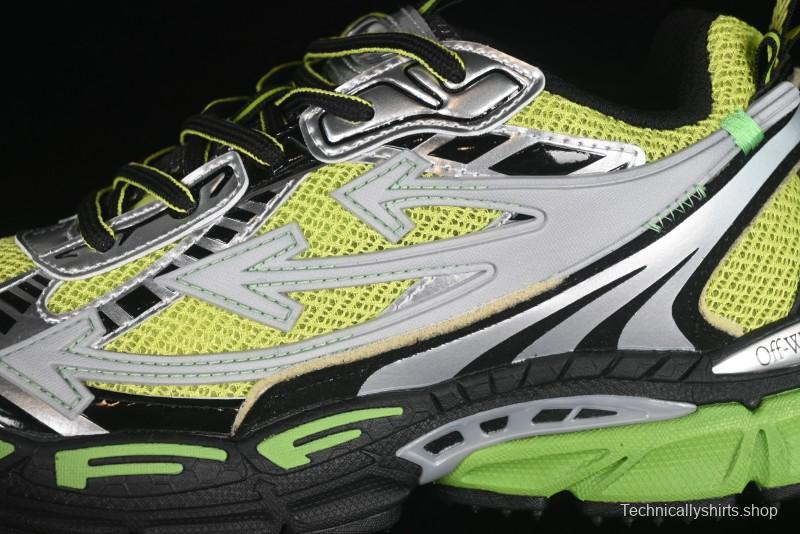 Off-White Be Right White Green Low-Top Lifestyle Casual Shoes - X.E5