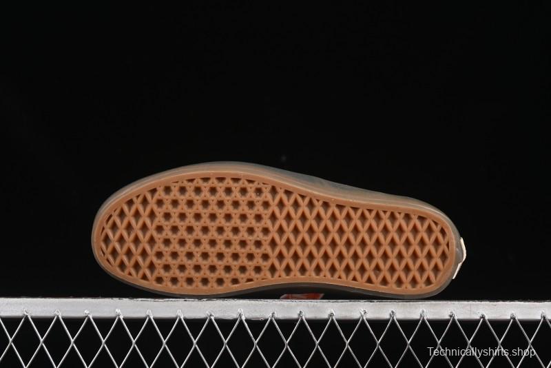 Vans Premium Authentic Suede Retro Sneakers with Translucent Rubber Sole - VN000CRQ6RJ