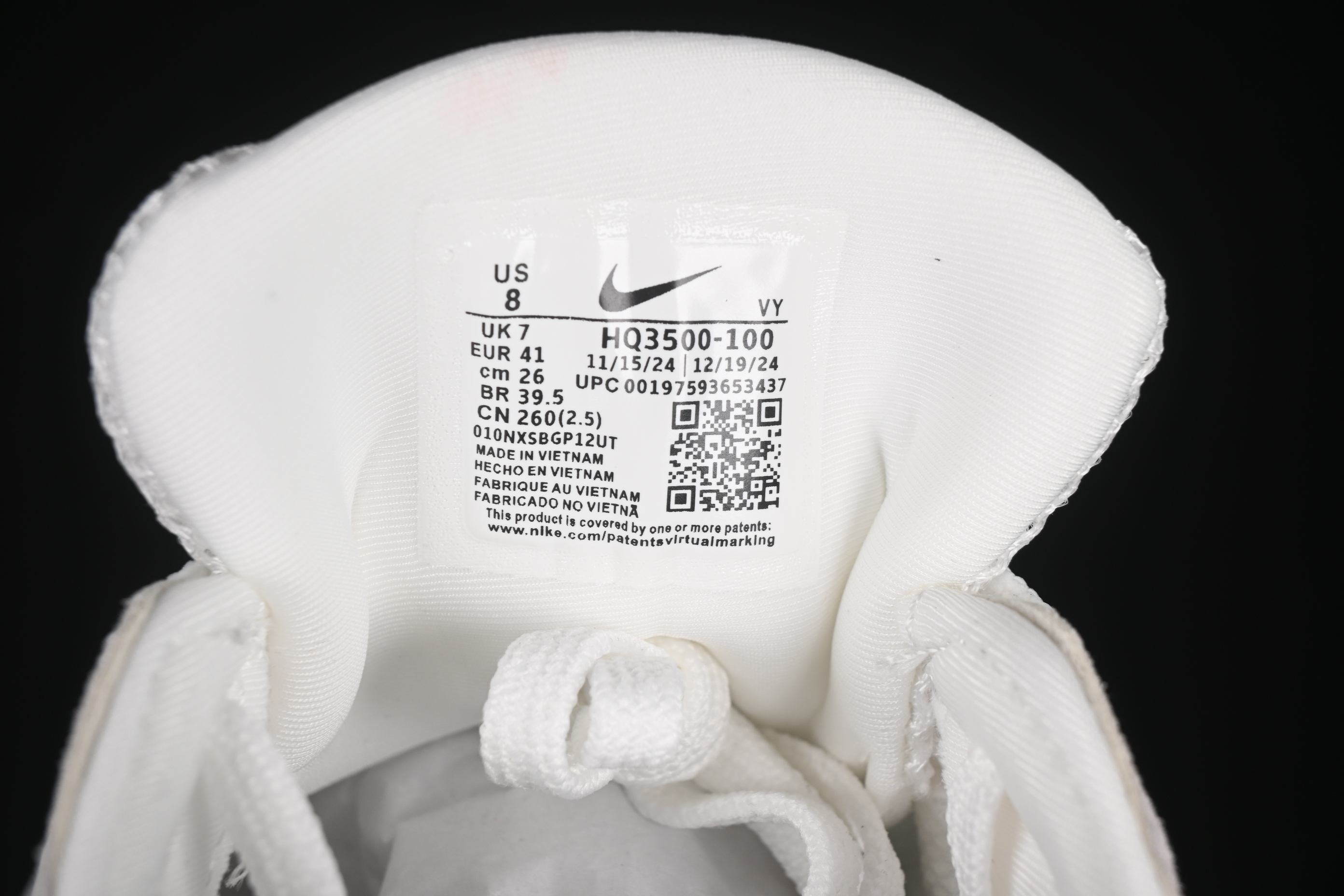 Nike Runtekk V2K Run Cushioned Anti-Slip Retro Low-Top Running Shoes - HQ3500-100
