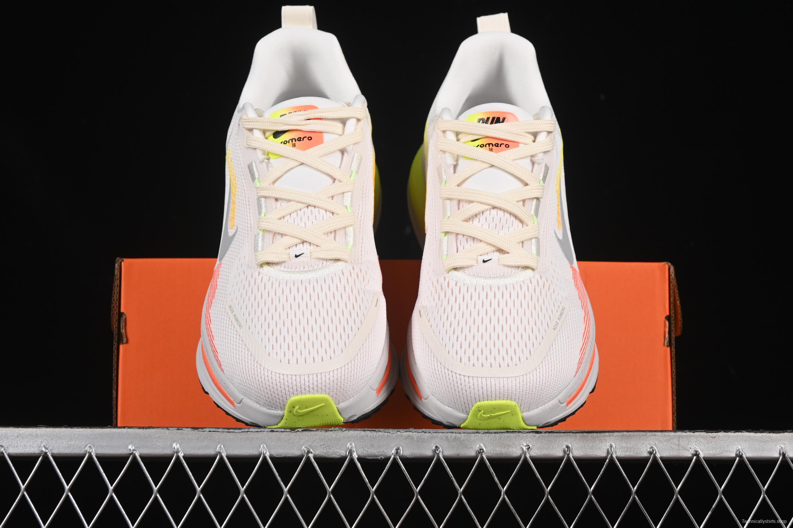 Nike Air Zoom Vomero 18 Lunar Running Shoes with Enhanced Cushioning - HQ2157-003