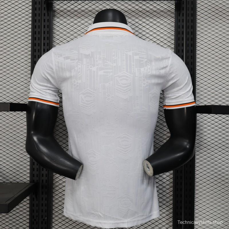 Player Version 2025 Japan White with Dragon Ball Goku Graphic Jersey