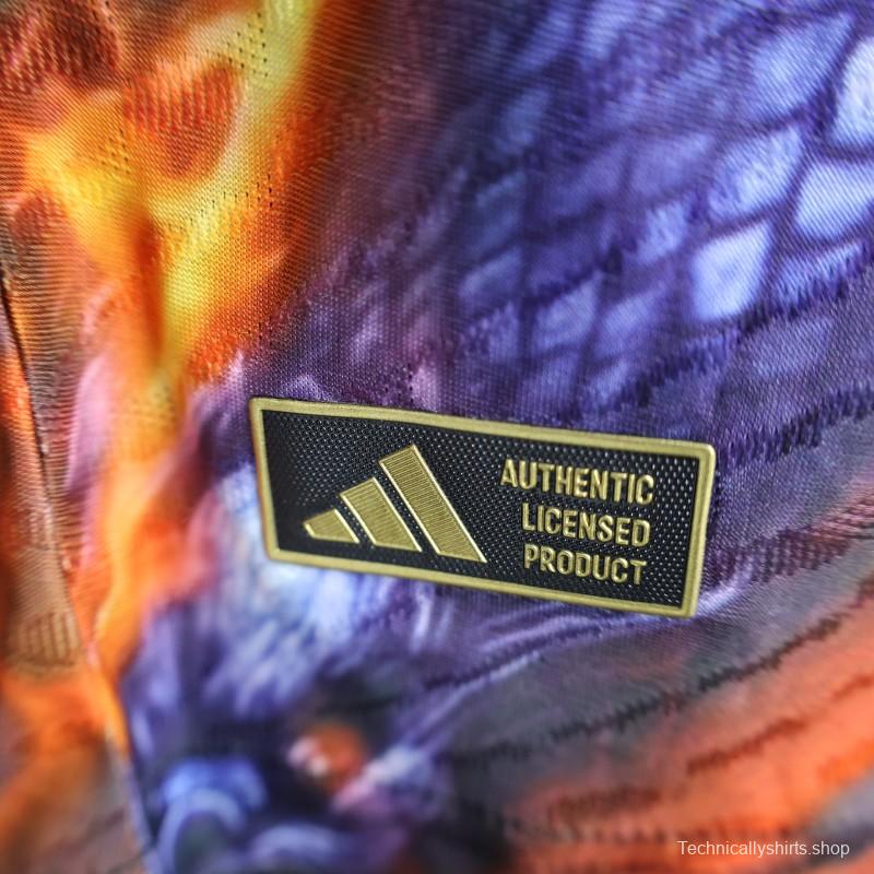 Player Version 2025 Japan Purple with Anime NAZHAI Graphic Jersey