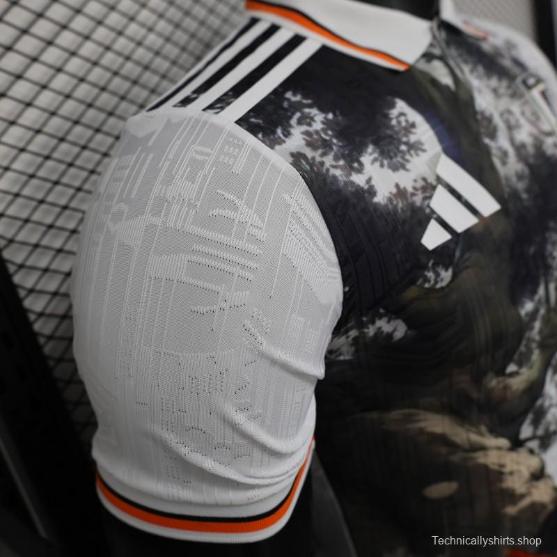 Player Version 2025 Japan White with Dragon Ball Nature Scene Jersey