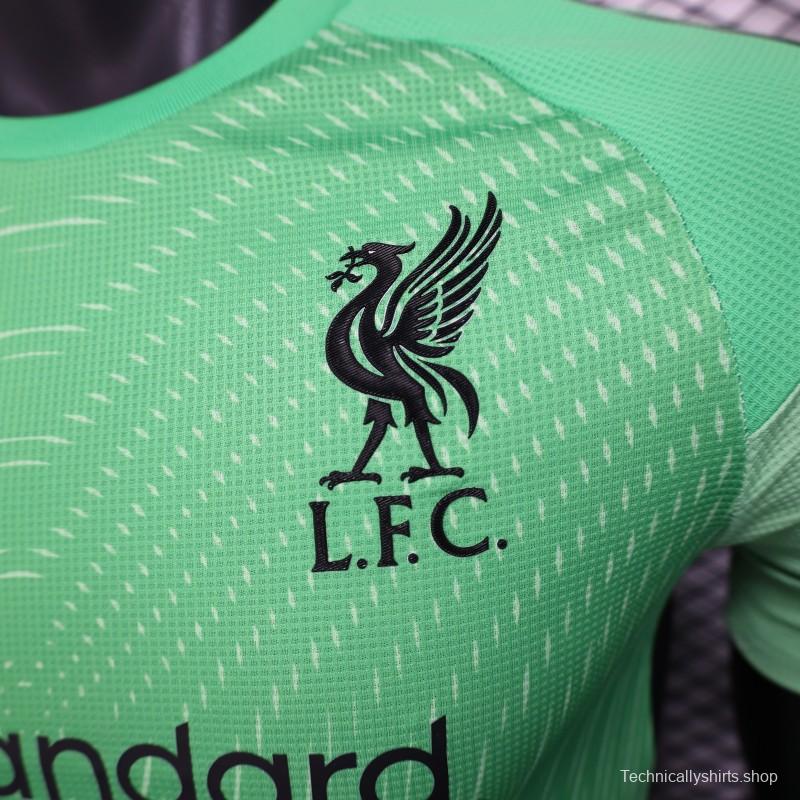Player Version 25/26 Liverpool Green Goalkeeper Jersey