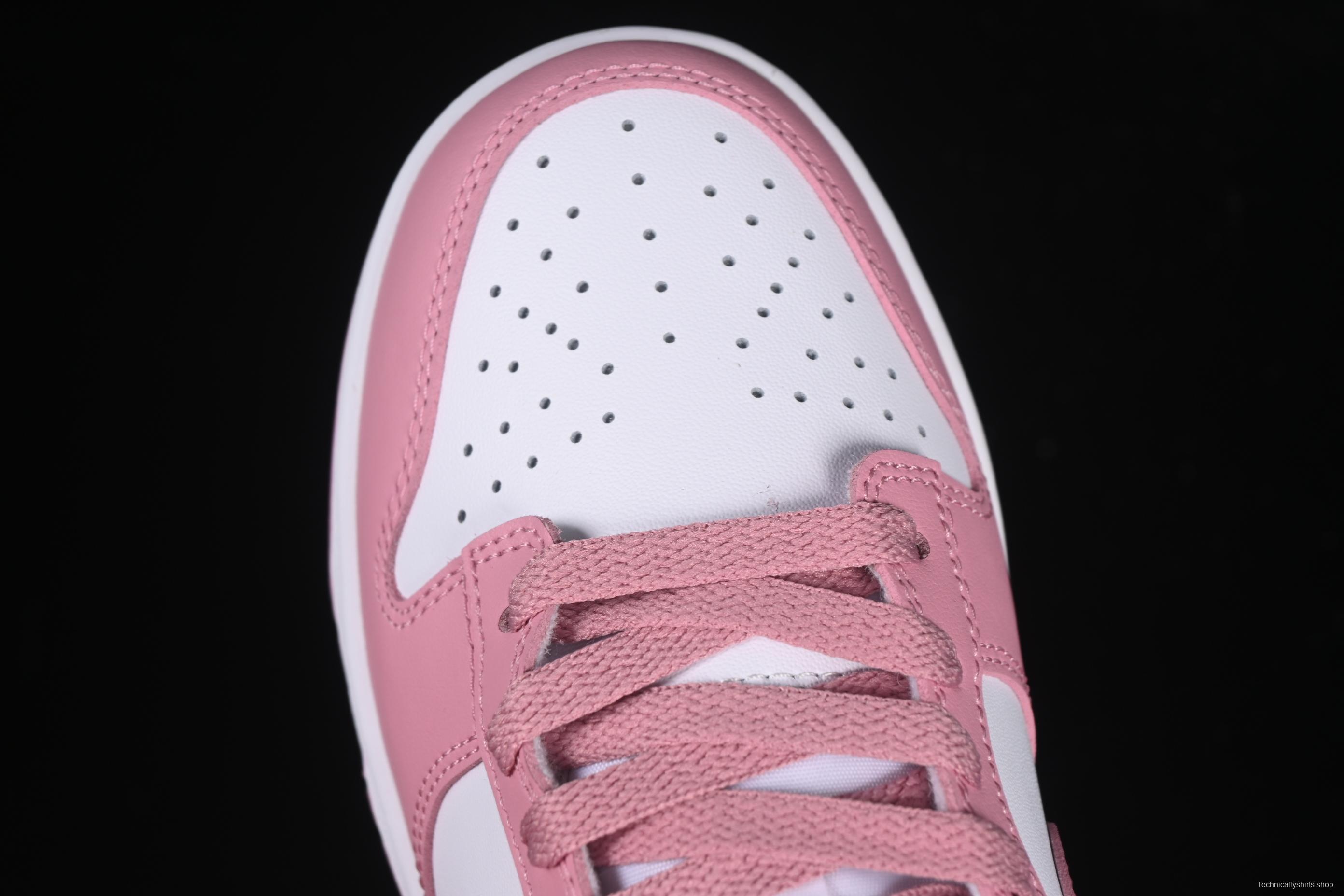 Nike Dunk Low White Pink Low-Top Casual Skate Shoes - DD1873-112