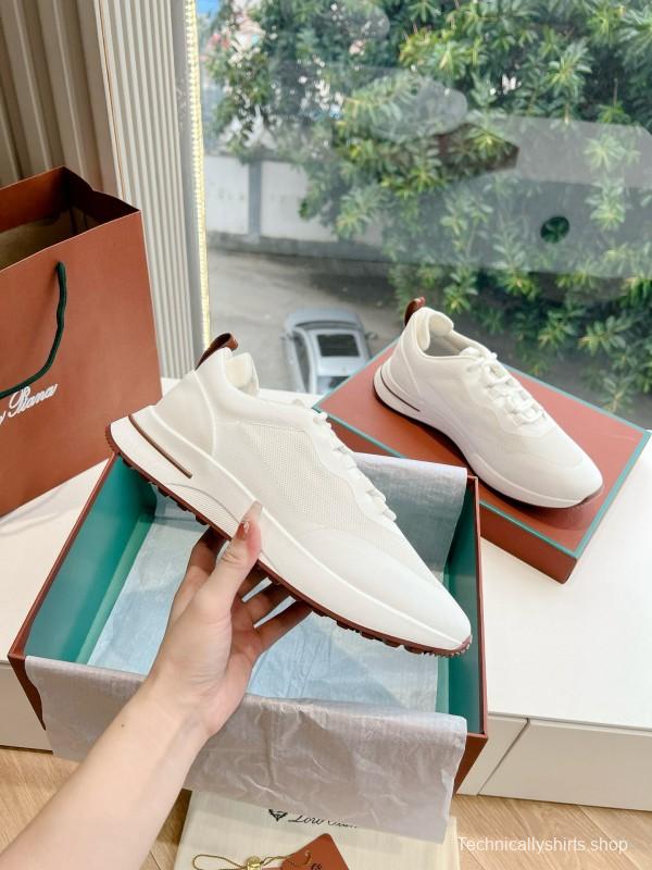 2024 Unisex Le Parmentier White Knit Top Version Thick Sole Casual Shoes MJ00340(F)