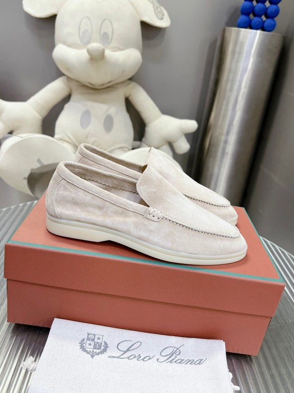 2025 Men LP Beige Suede Loafer LY00260