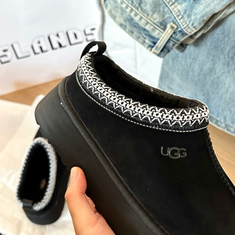 2024 UGG Black Suede Slippers