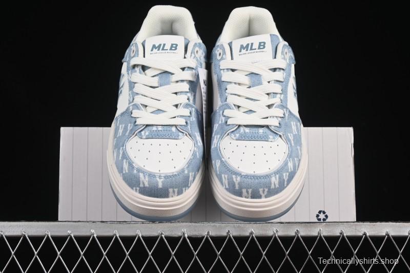 Adidas NY MLB Chunky Liner Embo Monogram New York Yankees Height-Increasing Thick Sole Casual Running Shoes - 3ASXV015N50BLS