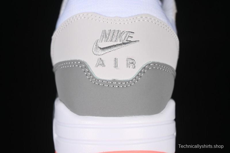 Nike Air Max 1 Retro Running Shoes with Half-Sole Air Cushion - 599820-100