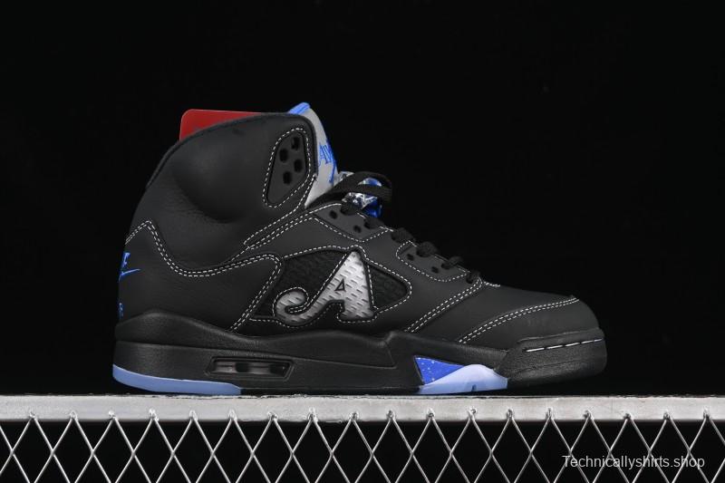 Nike Awake NY x Air Jordan 5 Black Metallic Basketball Shoes - DV4982-004