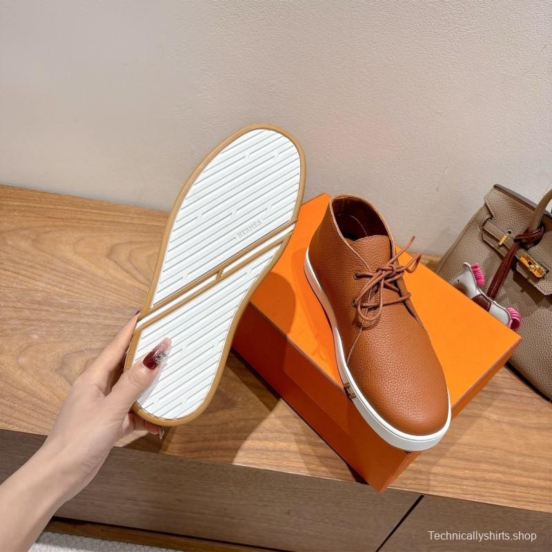 2025 Unisex H Brown Leather Classic Boots AS00380