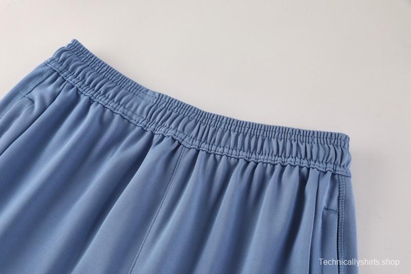 25/26 Cruzeiro Bluish Gray Navy Half Zipper Jacket+Long Pants