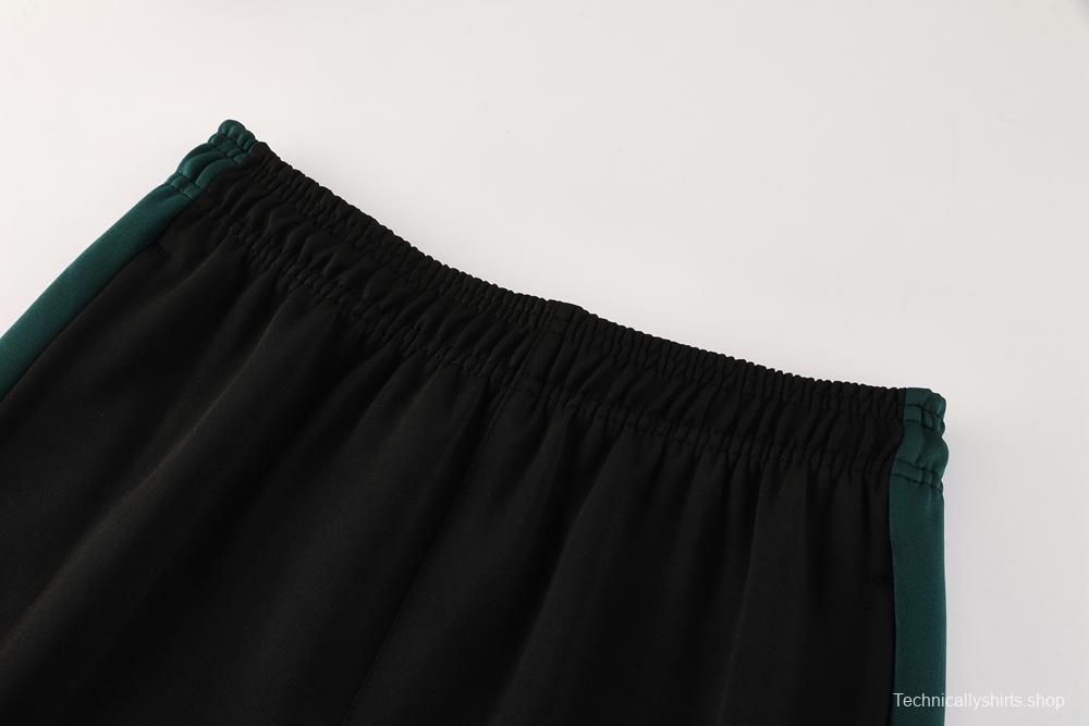 2025 Nike Green/White Full Hoodie Zipper Jacket +Long Pants