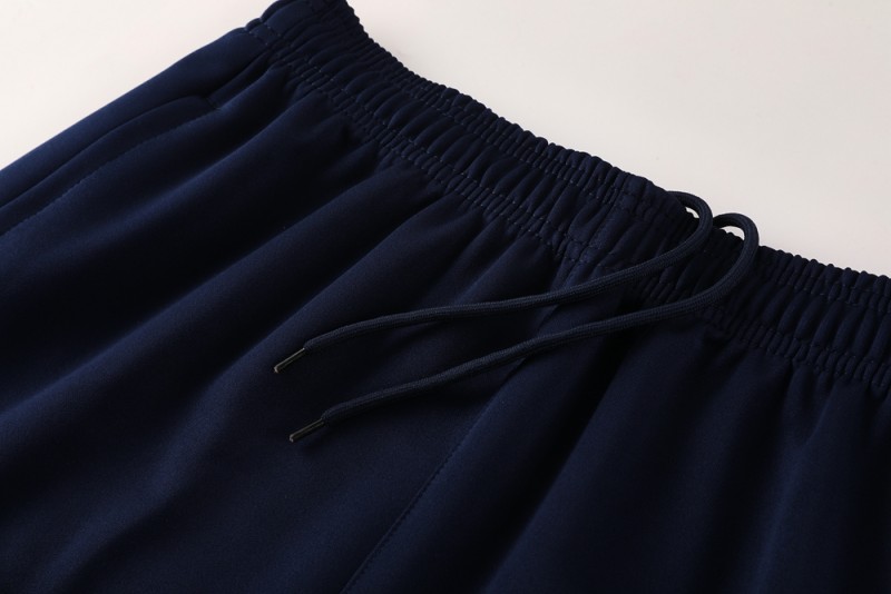 2025 Nike Blue Full Hoodie Zipper Jacket +Long Pants