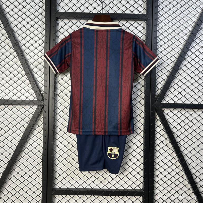 25/26 Kids Modernist FC Barcelona Polo Long Sleeve Jersey