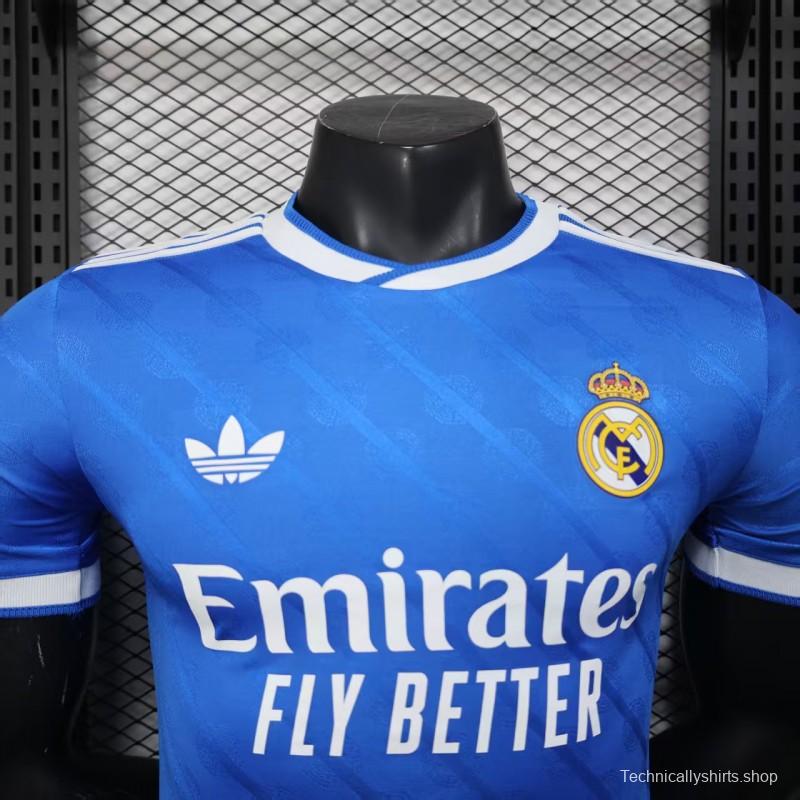 Player Version 25/26 Real Madrid Third Blue Jersey