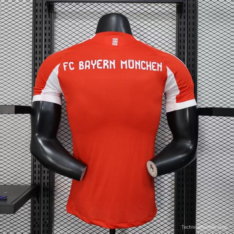 Player Version 25/26 Bayern Munich Home Jersey