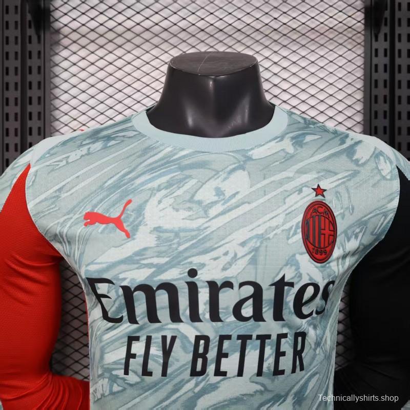 25/26 Player Version AC Milan Home Goalkeeper Long Sleeve Jersey
