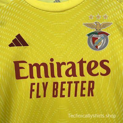 2025/26 Kids Benfica Yellow Goalkeeper Kit
