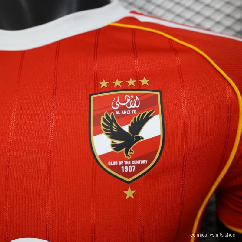 Player Version 25/26 Al Ahly FC Home Jersey
