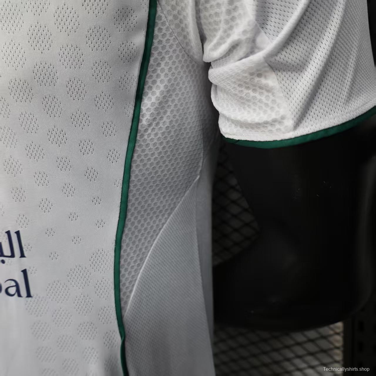 Player Version 25/26 Al-Ahli Home White Jersey
