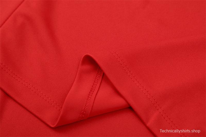 Retro 05/06 AC Milan Red Half Zipper Jacket