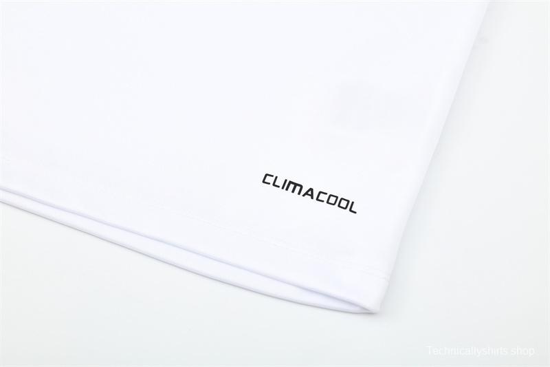 Retro 09/10 Real Madrid White Half Zipper Jacket+Long Pants