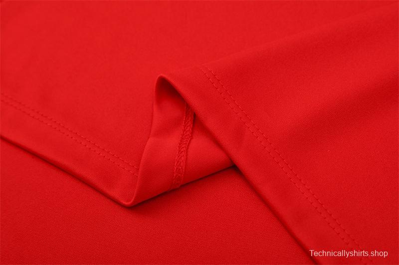 Retro 04/05 AC Milan Red Half Zipper Jacket