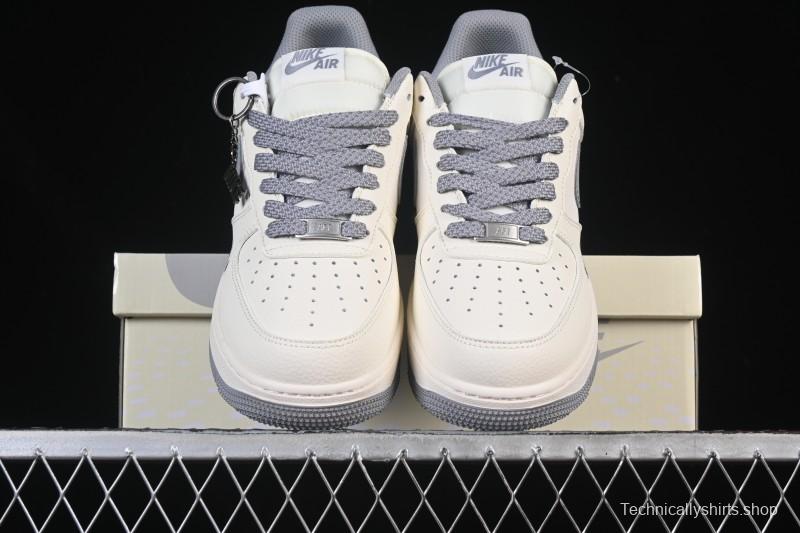 Nike Air Force 1'07 Low Classic Gray Casual Sneakers - SM6668-106