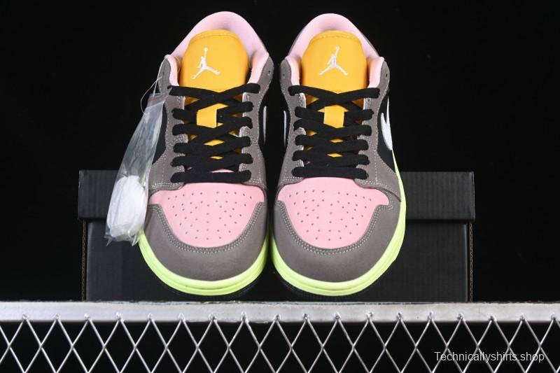 Nike Air Jordan 1 Low Tokyo Bio Hack Casual Sneakers - HQ2010-005