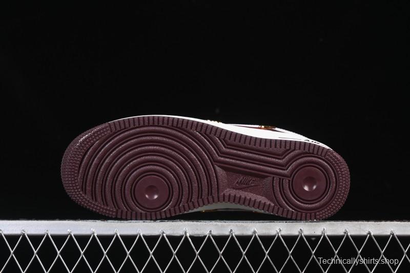 Nike Air Force 1'07 Low Casual Sneakers with Full-Length Air Cushion - IR0485-611