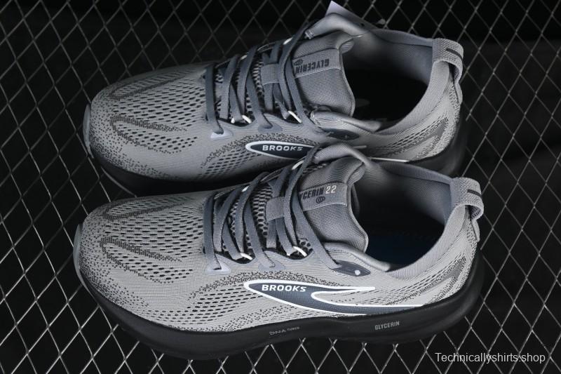 Brooks Glycerin 22 Cushioned Marathon Nitrogen Running Shoes - 1104451D078