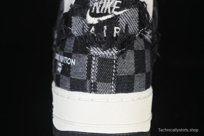 Nike Air Force 1 '07 Low LV Collaboration White Black Casual Sneakers - YF9511-817